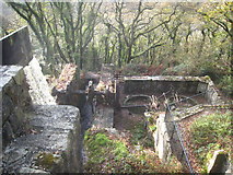 SX0656 : The remains of the waterwheel at Carmears by Rod Allday