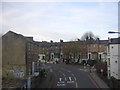 TQ3573 : Forest Hill: South Circular Road seen from the railway by Christopher Hilton
