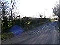 Denham Road & the footpath to Chickering Road