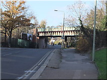 TQ2491 : Northern Line Bridge, Bittacy Hill NW7 by Robin Sones