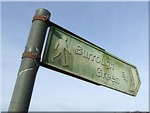 TL6454 : Footpath Sign by Keith Evans