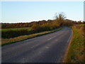 The A285 looking north near Middle Barn Farm