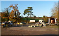 Northern edge of Chepstow Racecourse car park