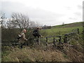 Footbridge on the Pennine Way over the Kellah Burn