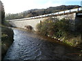 River Ebbw and the A467 embankment, Risca