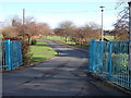 Entrance to Birkenshaw Middle School - Bradford Road