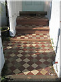 Cream and terracotta tiles, Alexandra Terrace