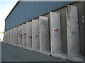 Concrete barrier units, Port of Teignmouth