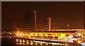 Pier No.5, The Quays , Chatham Marina (at night)