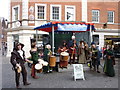 Musicians in Rose Square, Canterbury