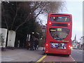 406 bus at stop on Ewell Road, Surbiton