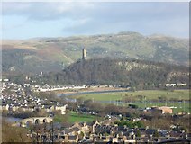NS8095 : The Abbey Craig from Stirling Castle by kim traynor