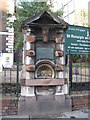 TQ3381 : Memorial drinking water fountain, Aldgate High Street, EC3 by Mike Quinn