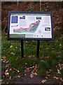 TM2345 : Information Board on the Sandlings Walk footpath by Geographer
