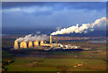 Ratcliffe On Soar power station from the air