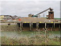 Gravel elevator, East Quay, Newhaven Harbour