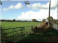 Metal gate and pasture, south of Hailsham