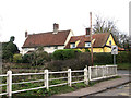 Cottages in Aspall Road, Debenham