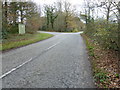 Road junction at the southern end of Walliswood