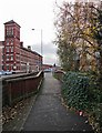 SO8376 : Footbridge over the River Stour in New Road, Kidderminster by P L Chadwick
