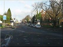 SP0781 : Howard Road traffic lights, Alcester Road (A435) by Peter Whatley