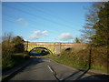 SO6800 : A rail bridge on Station Road by Ian S