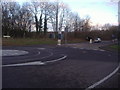 Roundabout on Black Lion Hill at Shenleybury