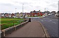 Junction of A2 and B185 roads, Portstewart