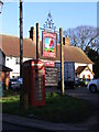 Telephone Box & The Fox & Goose Inn