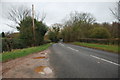 Country road leading towards Wood End