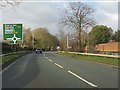 A34 approaching Walton roundabout