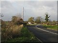 A51 from the entrance to Manor Farm