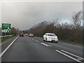 Nantwich bypass approaching The Peacock roundabout