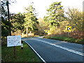 The B1107 road from Thetford to Brandon, Santon Downham