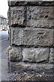 Benchmark on railway bridge, Old Mill Road