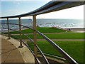 TQ7407 : Sea view from the De la Warre Pavilion, Bexhill by nick macneill