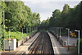 Footbridge over the line, Worplesdon