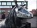 Stag sculpture at Marche Industries Ltd in Ford, Shropshire