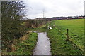 Path junction near Middle Hulton