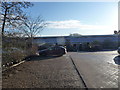 Part of the car park and entrance at Hilltop Garden Centre