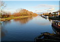 SO7204 : Gloucester and Sharpness Canal NE from Patch Bridge, Shepherd's Patch by Jaggery