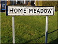 Home Meadow sign