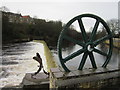 Wetherby Weir on the River Wharfe