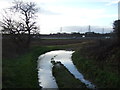 Waterlogged farm track