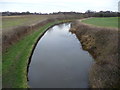 A bend of the Llangollen Canal from bridge 51 on Lyneal Lane