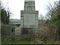 Close up of martyrs obelisk