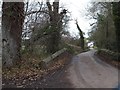 Small bridge at the foot of Lease Hill