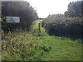 Entrance to Fenlake Meadows Local Nature Reserve