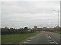 A456 westbound entering Burford