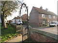 The churchyard gate at Clayworth